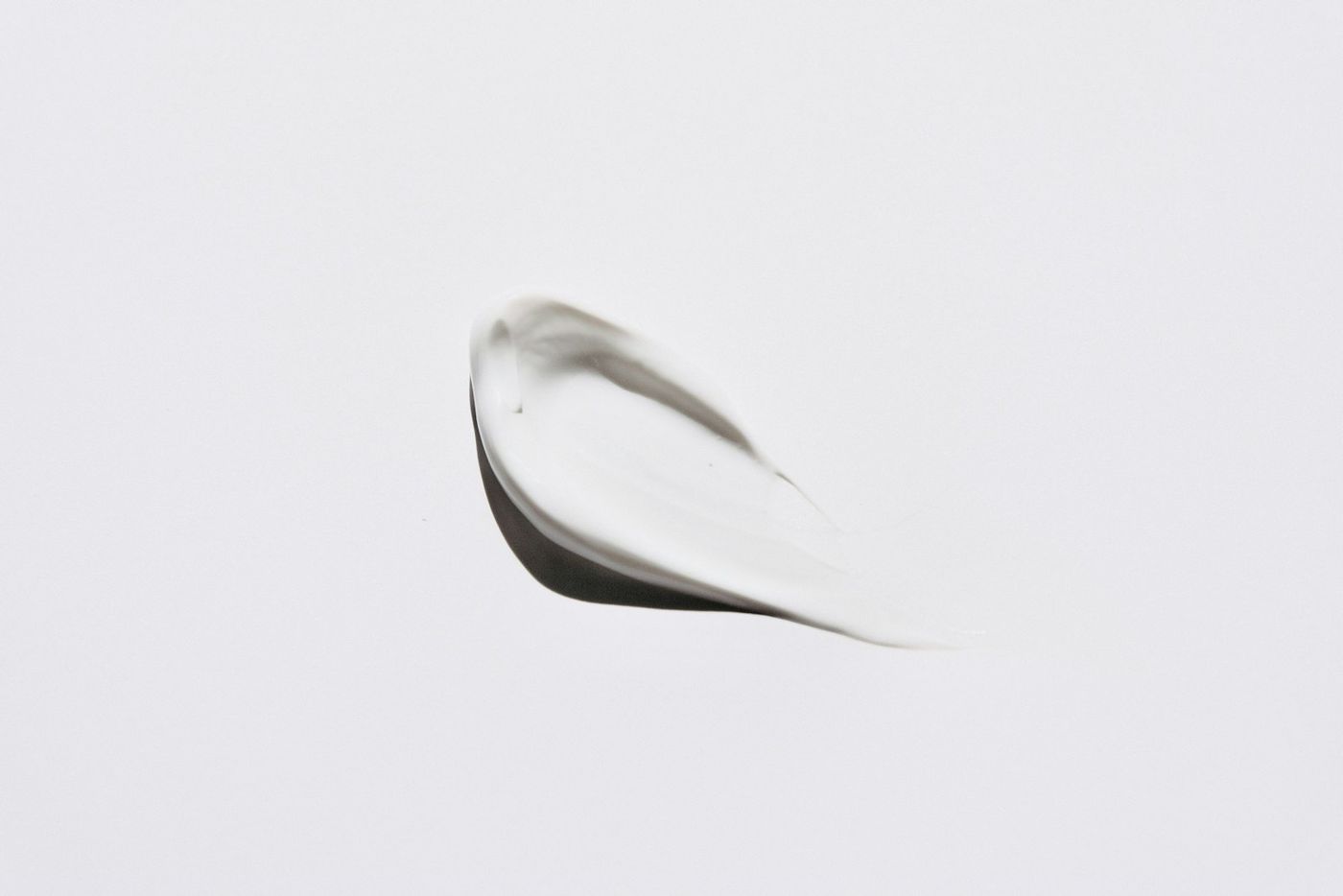 A smear of white cream