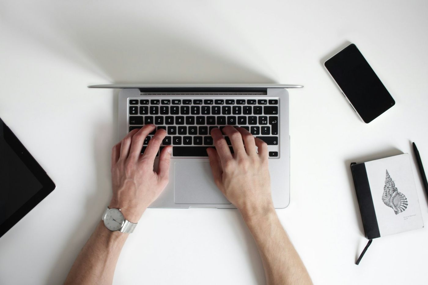 Laptop on a tidy desk